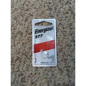 Energizer Silver Oxide 377 1.55 V Electronic Watch Battery 1 pk